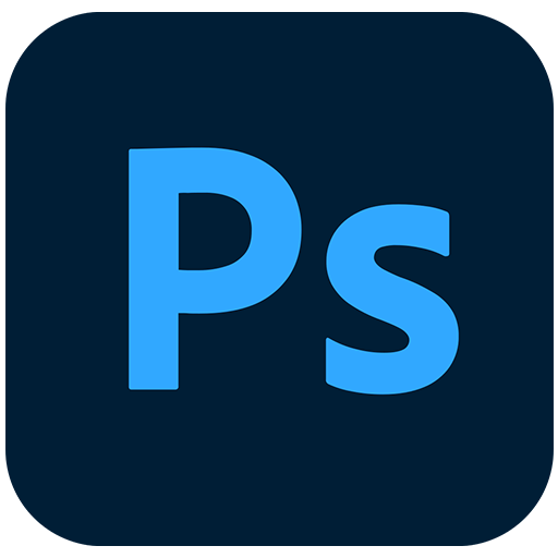 Adobe Photoshop software taught in graphic design course
